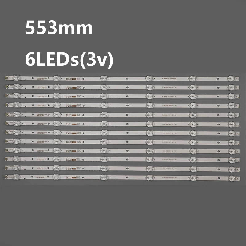 New 12PCS LED Backlight Strip CY-550D-6X12-HL+HT NPB45D544103BL041-001H for AXEN AX55LEDA88/0227 SUNNY SN55LEDA88 SN55LEDA38/02
New 12PCS LED Backlight Strip CY-550D-6X12-HL+HT NPB45D544103BL041-001H for AXEN AX55LEDA88/0227 SUNNY SN55LEDA88 SN55LEDA38/02