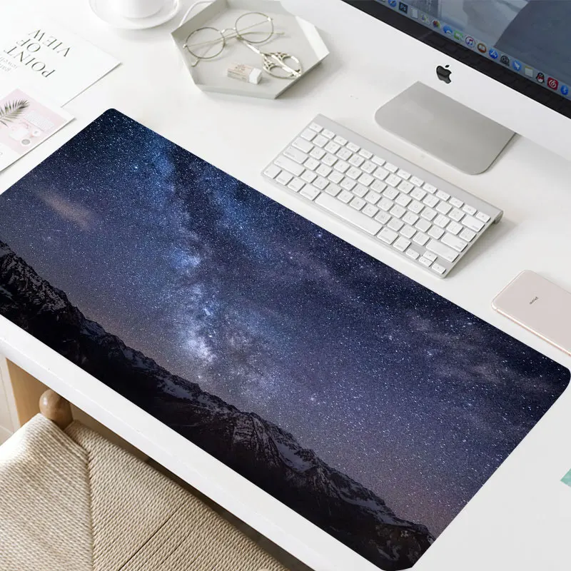 900x400mm Night Sky Mouse-pad with Sewn Edges Thermal Transfer Printed Mice Mat Laptop Notebook Keyboard Pad Gaming mouse pad.
900x400mm Night Sky Mouse-pad with Sewn Edges Thermal Transfer Printed Mice Mat Laptop Notebook Keyboard Pad Gaming mouse pad.