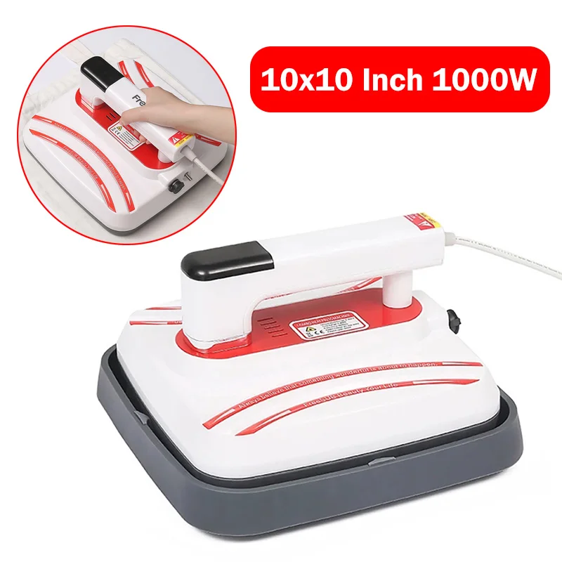10x10inch 1000W Heat Press Machine Portable Hot Stamping Printing Embossers For T-shirts Heat Sublimation Digital Transfer Tools
10x10inch 1000W Heat Press Machine Portable Hot Stamping Printing Embossers For T-shirts Heat Sublimation Digital Transfer Tools