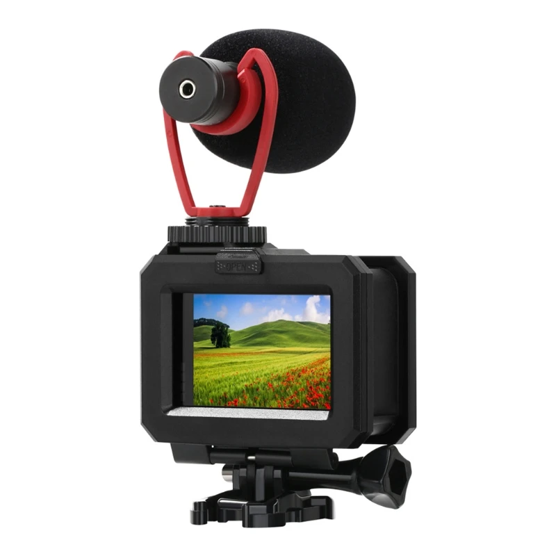 67JA Plastic Housing Case Cage for gopro9 Camera Protective Shell Frame Accessories
67JA Plastic Housing Case Cage for gopro9 Camera Protective Shell Frame Accessories