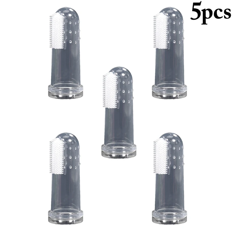 5Pcs Transparent Ultra Soft Finger Brush Pet Dog Toothbrush Plush Dog Plus Bad Breath Dental Care Tartar Dog Cleaning Supplies
5Pcs Transparent Ultra Soft Finger Brush Pet Dog Toothbrush Plush Dog Plus Bad Breath Dental Care Tartar Dog Cleaning Supplies