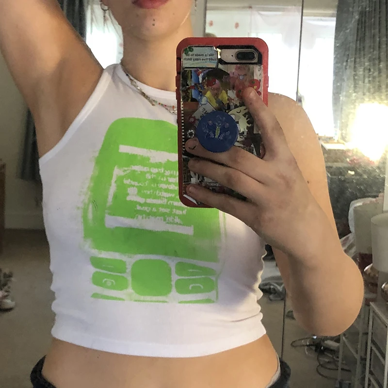 HEYounGIRL Summer Y2K Printed Harajuku Tanks Camis Top Fashion Sleeveless Crop Tops Tees Gothic Fitness Camisole Streetwear 2021
HEYounGIRL Summer Y2K Printed Harajuku Tanks Camis Top Fashion Sleeveless Crop Tops Tees Gothic Fitness Camisole Streetwear 2021