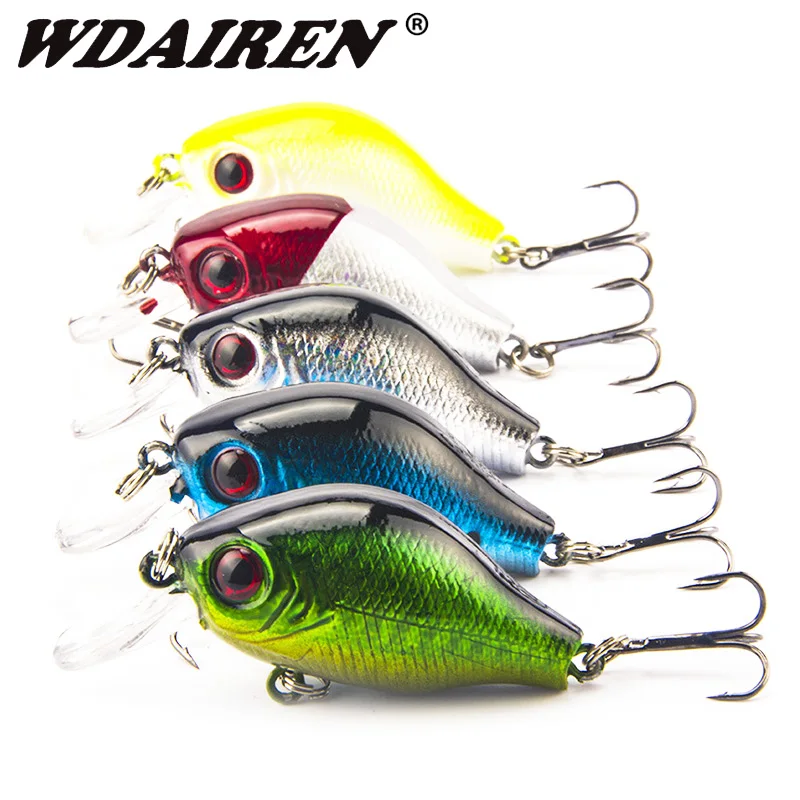 5pcs Mixed Colors Crank Fishing Lure Set 5.5cm 8g Artificial Hard Bait Minnow Wobbler With Treble Hooks Tackle Crankbaits Kit
5pcs Mixed Colors Crank Fishing Lure Set 5.5cm 8g Artificial Hard Bait Minnow Wobbler With Treble Hooks Tackle Crankbaits Kit