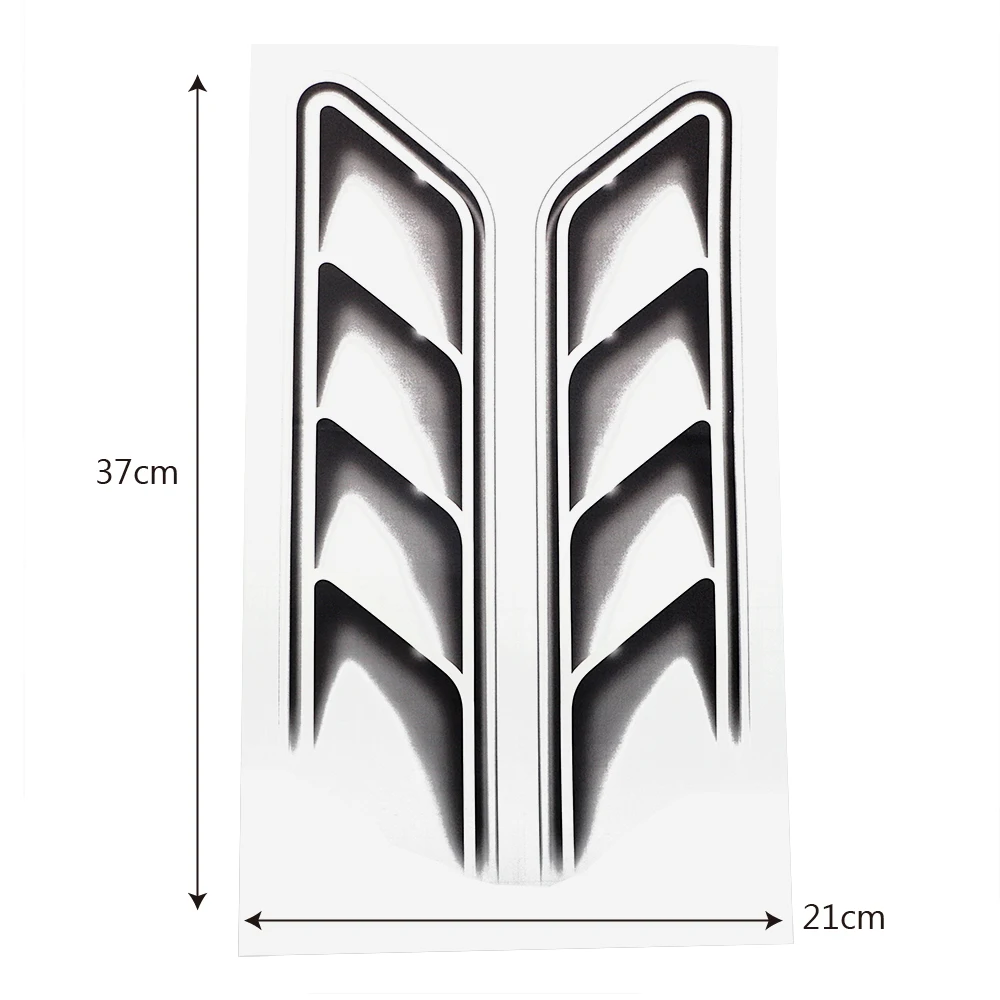 3D Shark Gills Car Decals Vent Air Flow FOR Nissan NV200 Nuvu NV2500 Forum Denki 350Z Zaroot March Murano TIIDA Geniss Juke | Автомобили и