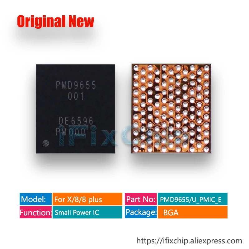 3 шт./лот PMD9655 для iphone 8X8/8 plus/8 plus U_PMIC_E RF малый источник питания RF PMIC IC Chip
3 шт./лот PMD9655 для iphone 8X8/8 plus/8 plus U_PMIC_E RF малый источник питания RF PMIC IC Chip