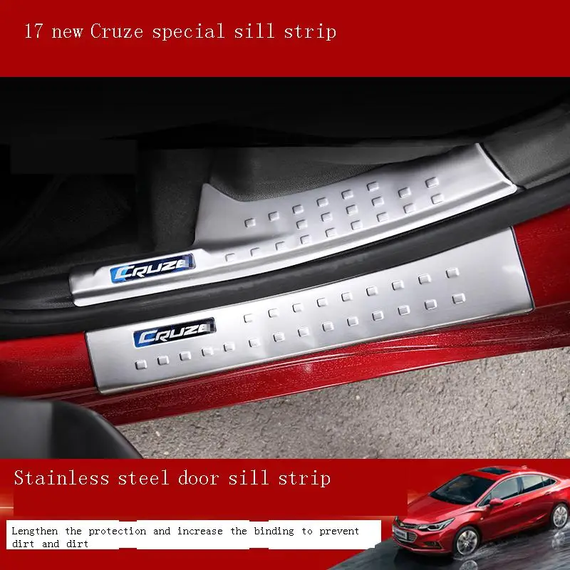 Coche Accessoires Voiture Sticker Exterior Car Decoration Accessories Door Welcome Pedal 2017 2018 FOR Chevrolet Cruze
Coche Accessoires Voiture Sticker Exterior Car Decoration Accessories Door Welcome Pedal 2017 2018 FOR Chevrolet Cruze