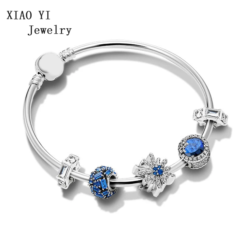 XIAOYI 100% s925 ZT0197 charm blue bright ice flower set blue chisel elegant charm ice carving interval beads
XIAOYI 100% s925 ZT0197 charm blue bright ice flower set blue chisel elegant charm ice carving interval beads