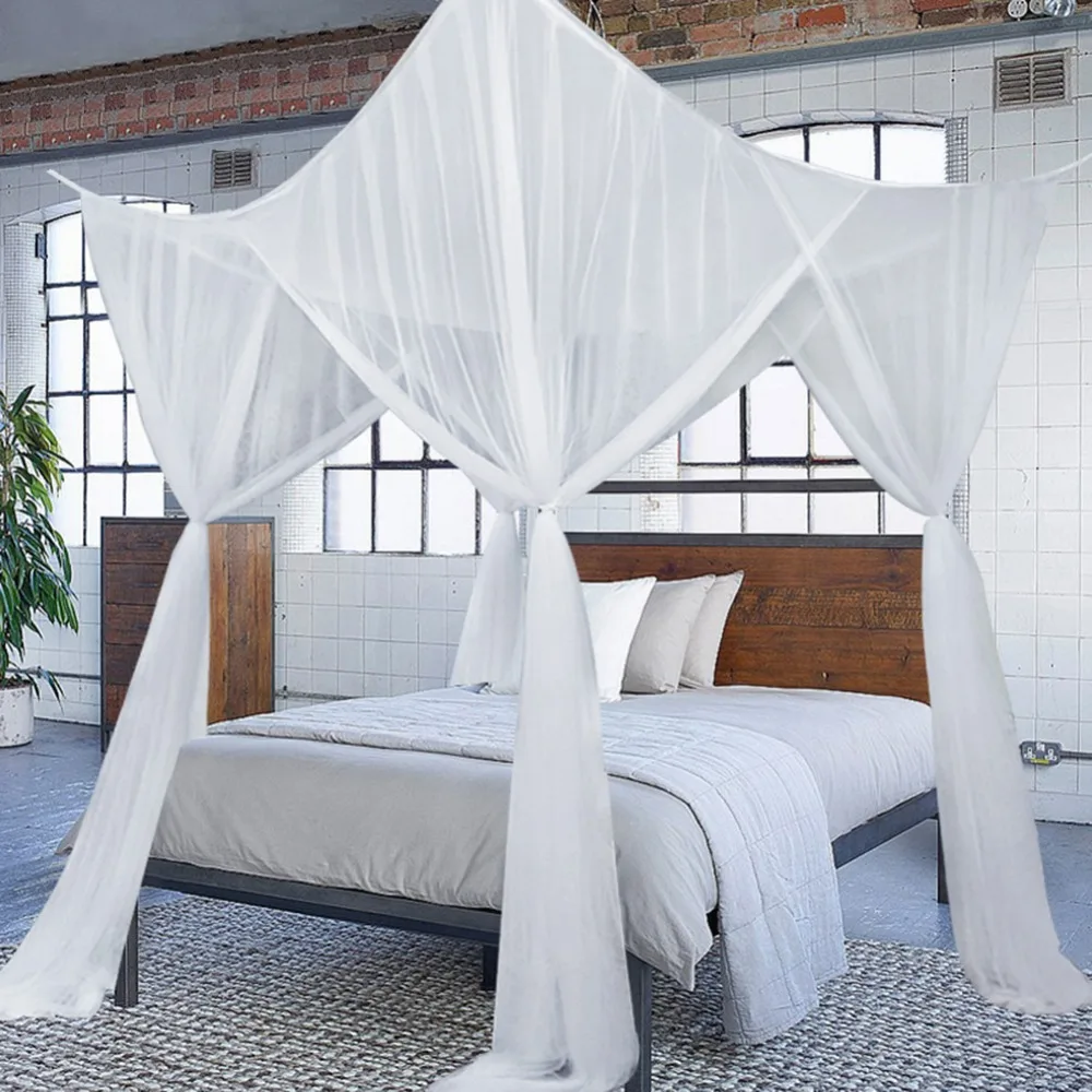 2020-1 New 4 Corners Post Bed Canopy Mosquito Net Full Netting Bedding ciel de lit moustiquaire beds kids Room Mosquito Net
2020-1 New 4 Corners Post Bed Canopy Mosquito Net Full Netting Bedding ciel de lit moustiquaire beds kids Room Mosquito Net