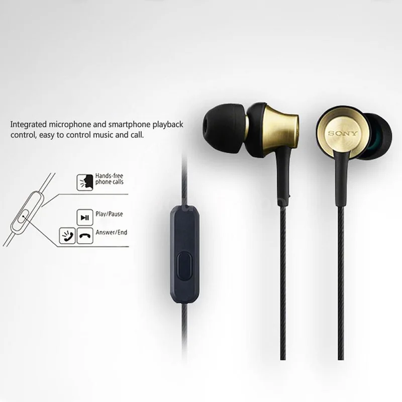 Original Sony Earphone EX650AP In-Ear Metal Earbuds With Mic For XPERIA 1 10 Plus XZ1 XZ2 XZ3 Premium X XA1 XA2 XZS
Original Sony Earphone EX650AP In-Ear Metal Earbuds With Mic For XPERIA 1 10 Plus XZ1 XZ2 XZ3 Premium X XA1 XA2 XZS