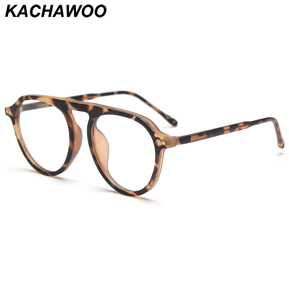 Kachawoo big frame optical glasses women acetate Korean style retro spectacle frames men trending eyewear leopard grey black
Kachawoo big frame optical glasses women acetate Korean style retro spectacle frames men trending eyewear leopard grey black