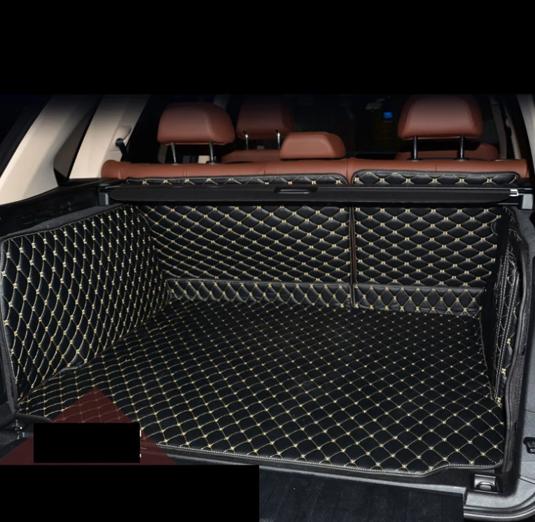 Кожаный коврик багажник автомобиля грузов для Bmw X5 2009 2010 2011 2012 2013 2014 2015 2016 2017 2018 E70