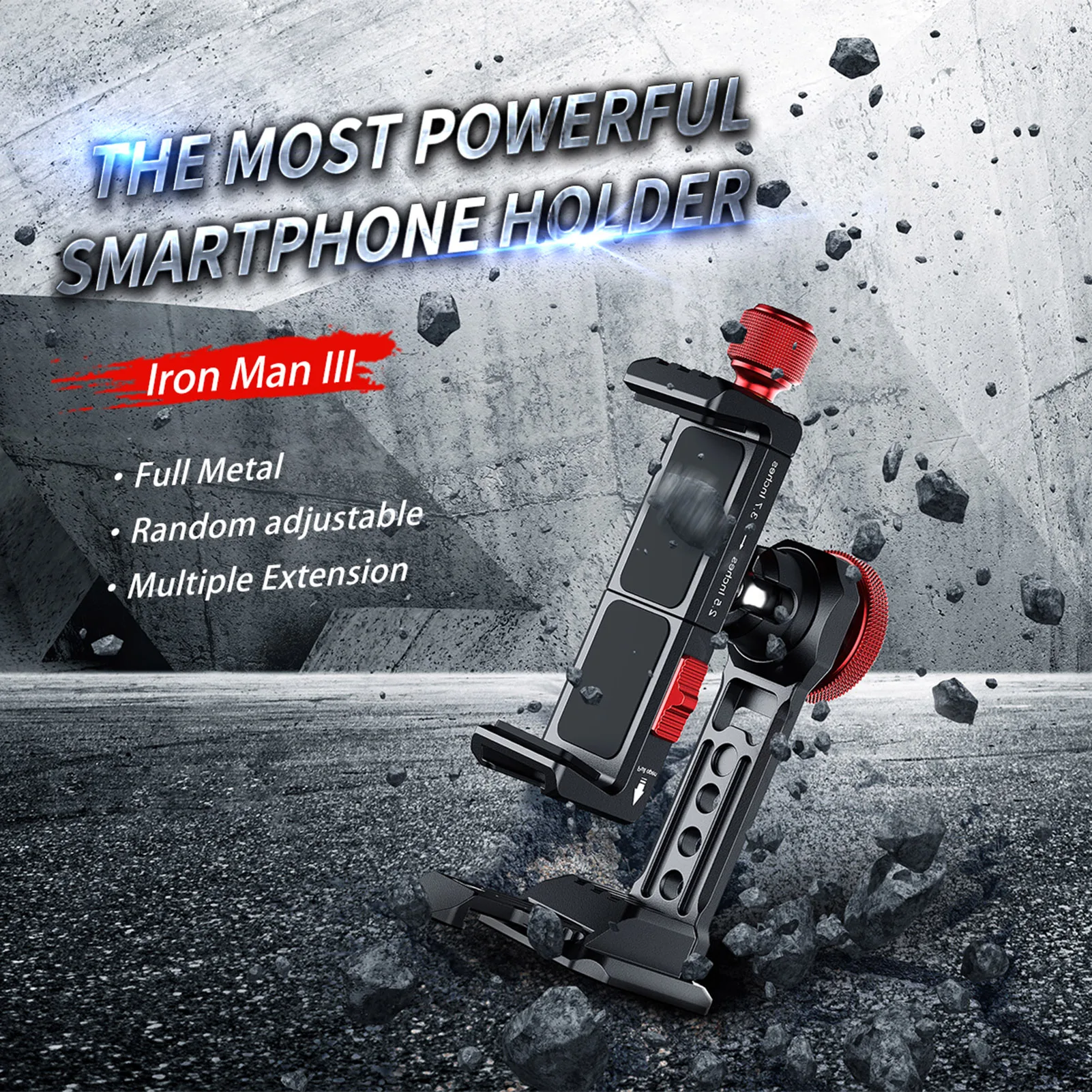 Ulanzi ST-14 Aluminum Alloy Phone Clip Mount Holder Cold Shoe Tripod Mount for LED Light Mic Vlog Mount Smartphone
Ulanzi ST-14 Aluminum Alloy Phone Clip Mount Holder Cold Shoe Tripod Mount for LED Light Mic Vlog Mount Smartphone