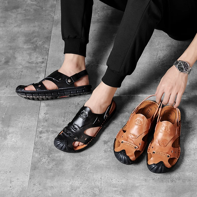 Rubber Sandals Men Gladiator Sandals Men Sandalhas Masculina Leather Summer Sandles For Sandal Shoe Mens Genuine
Rubber Sandals Men Gladiator Sandals Men Sandalhas Masculina Leather Summer Sandles For Sandal Shoe Mens Genuine