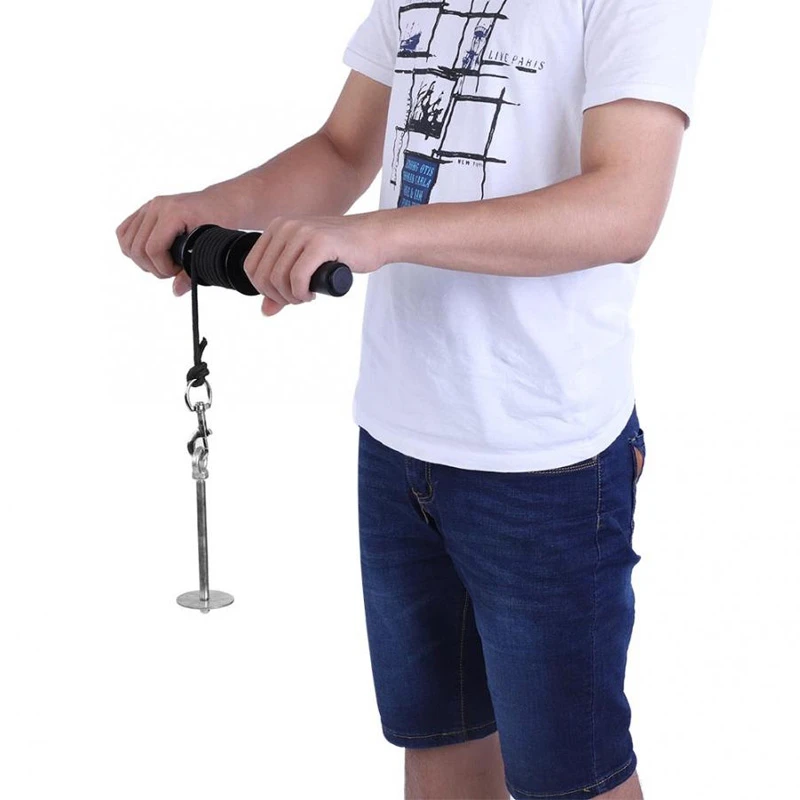 Forearm Trainer Carpal Hand Grip Exerciser Gripper Wrist Rope Roller Fitness Equipment Weight Lifting Arm Muscle Strengthener
Forearm Trainer Carpal Hand Grip Exerciser Gripper Wrist Rope Roller Fitness Equipment Weight Lifting Arm Muscle Strengthener