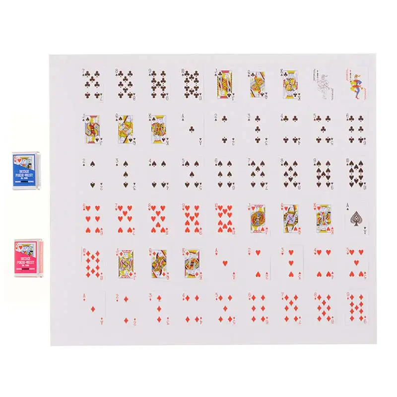 DIY scene model 1:12 Mini playing card Doll house accessories Simulation mini toy playing card model Micro landscape decoration
DIY scene model 1:12 Mini playing card Doll house accessories Simulation mini toy playing card model Micro landscape decoration