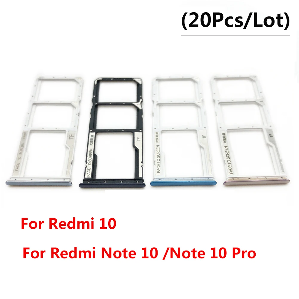 20Pcs/Lot New SIM Card Slot SD Card Tray Holder Adapter For Xiaomi Redmi Note 10 Pro + Pin Tool
20Pcs/Lot New SIM Card Slot SD Card Tray Holder Adapter For Xiaomi Redmi Note 10 Pro + Pin Tool