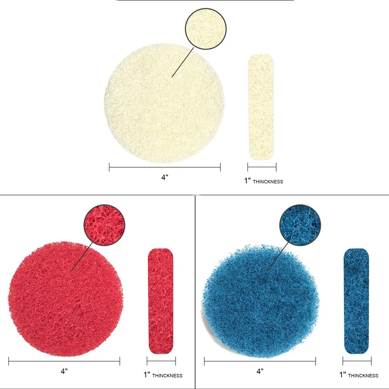 Power Scrub Pad Drill Attachment, Cleaning Kit Scouring Pads with Baker and Universal Shaft Great for Kitchen, Bathroom, Auto, K
Power Scrub Pad Drill Attachment, Cleaning Kit Scouring Pads with Baker and Universal Shaft Great for Kitchen, Bathroom, Auto, K
