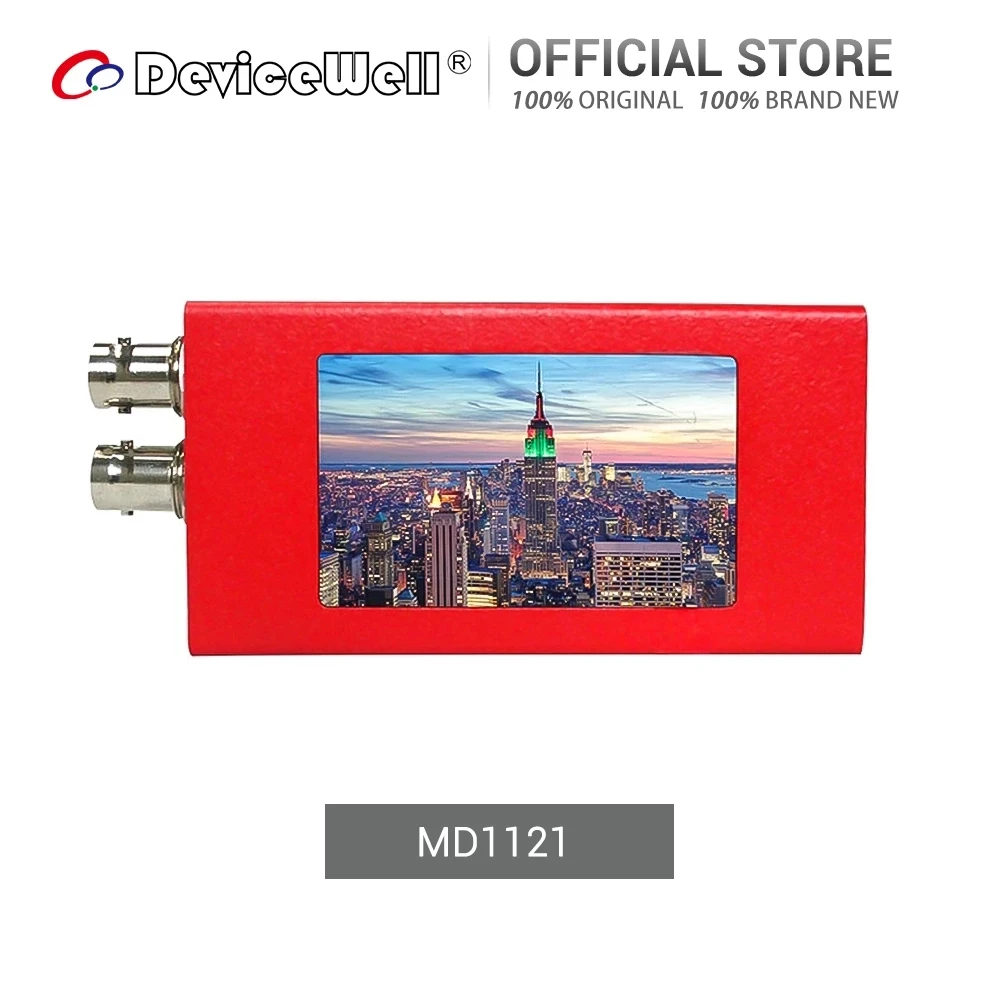 DeviceWell MD1121 mini Converter 1 HDMI-compatible into 2 SDI in Television Medical Conference Teaching Signal Transmission
DeviceWell MD1121 mini Converter 1 HDMI-compatible into 2 SDI in Television Medical Conference Teaching Signal Transmission