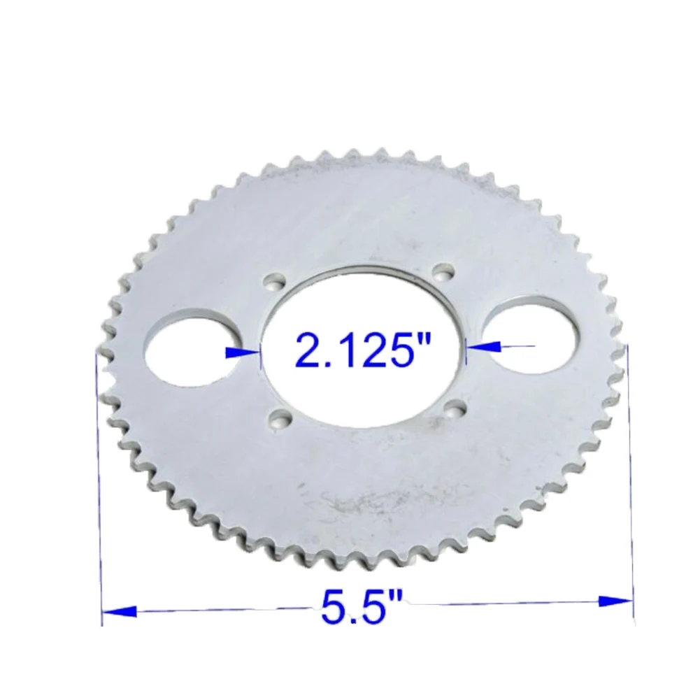 High-Quality Scooter 8mm Chain 54 Chainring Sprocket Suitable For T8F Chain Reduction Disk Rear Wheel GoKart ATV EBike Durable
High-Quality Scooter 8mm Chain 54 Chainring Sprocket Suitable For T8F Chain Reduction Disk Rear Wheel GoKart ATV EBike Durable