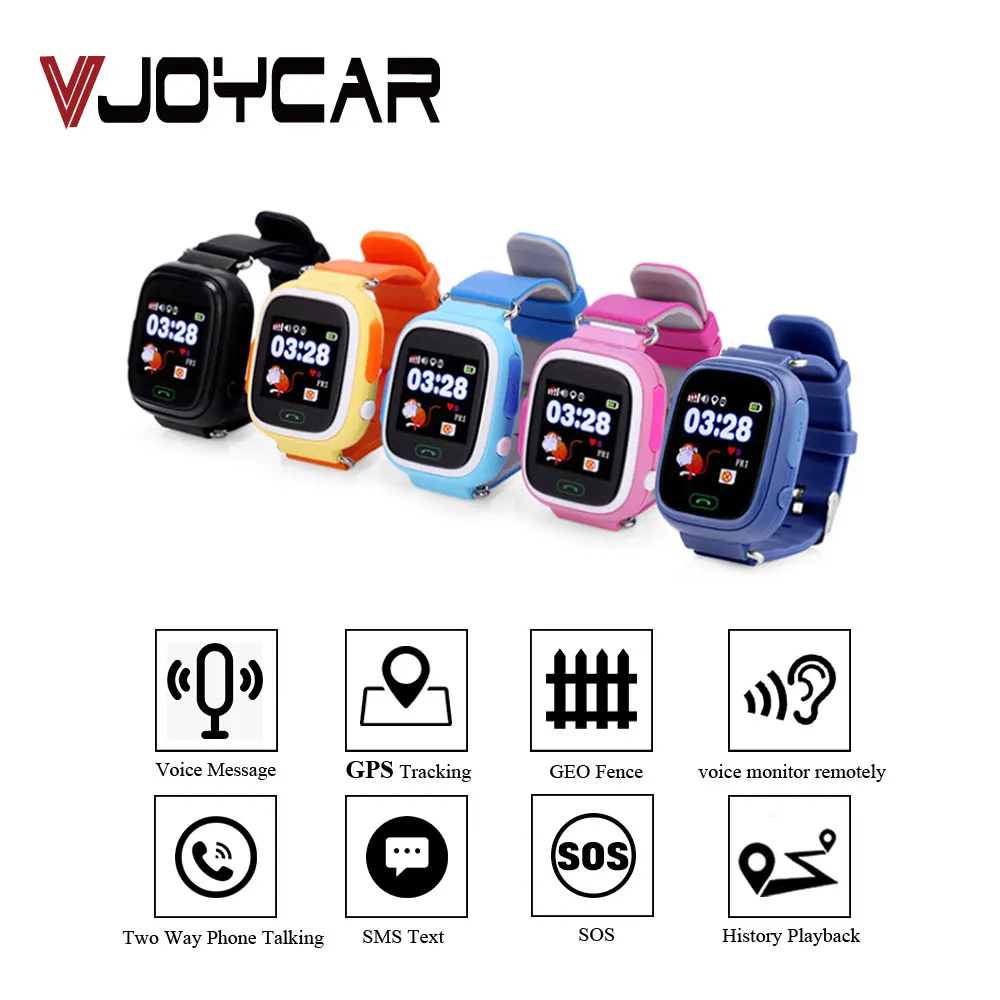 Классические умные часы-телефон VJOYCAR Q90 GPS отслеживание в реальном времени