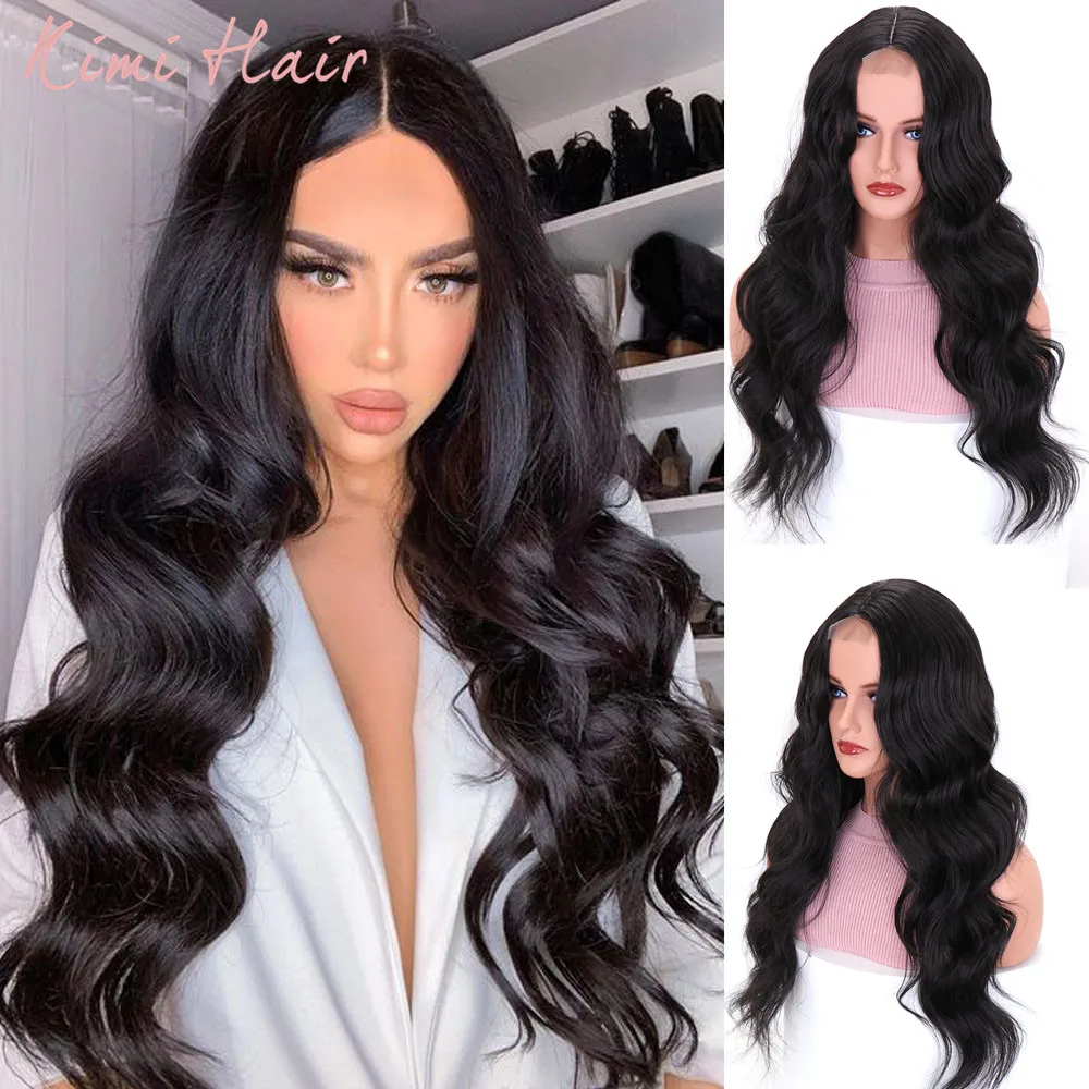 Kimi Hair Long Black Synthetic Wig Wavy Nature Looking Heat Resistant Fiber Women Daily Party Wigs
Kimi Hair Long Black Synthetic Wig Wavy Nature Looking Heat Resistant Fiber Women Daily Party Wigs