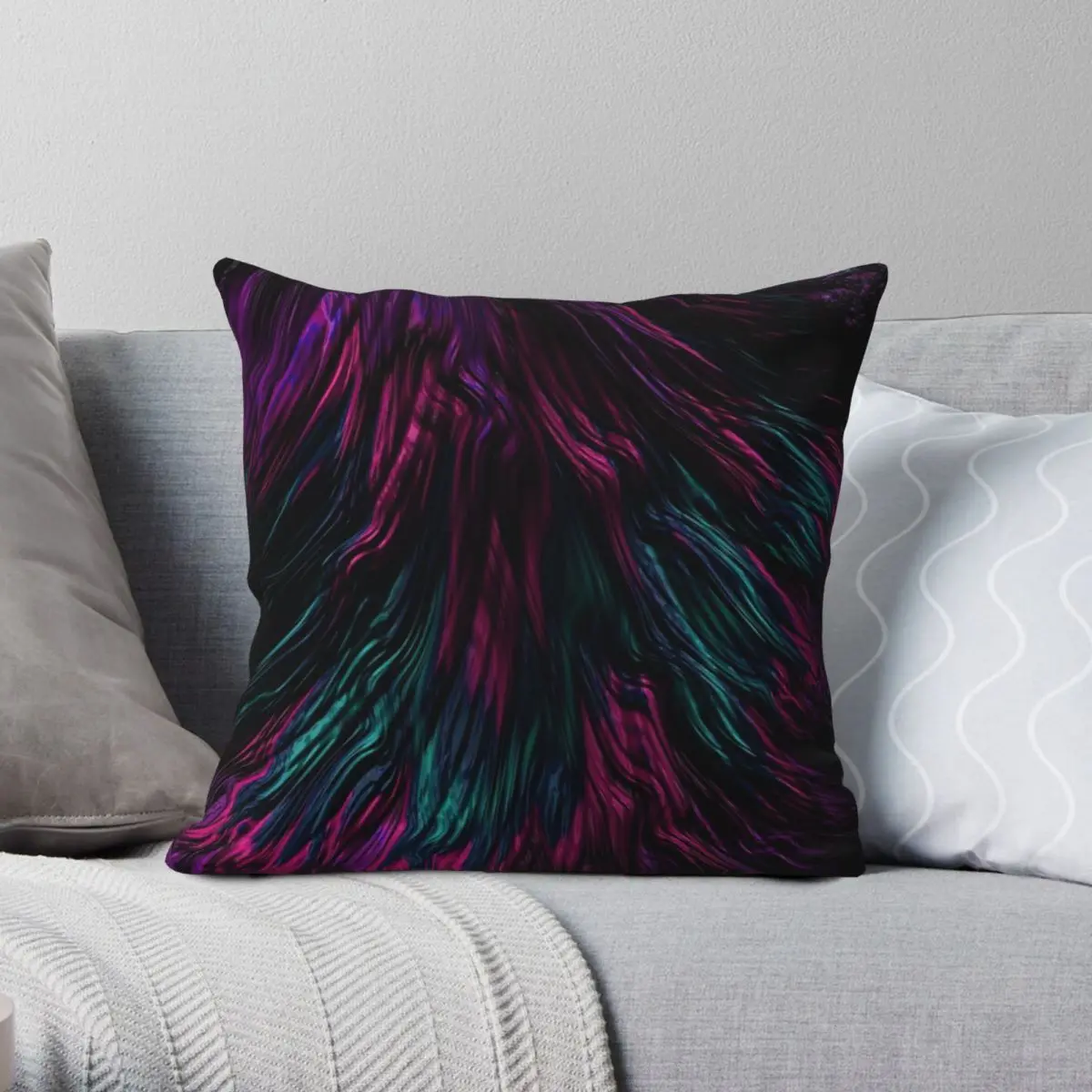 Purple And Teal Lines Square Pillowcase Polyester Linen Velvet Creative Zip Decor Pillow Case Home Cushion Cover 18"
Purple And Teal Lines Square Pillowcase Polyester Linen Velvet Creative Zip Decor Pillow Case Home Cushion Cover 18"