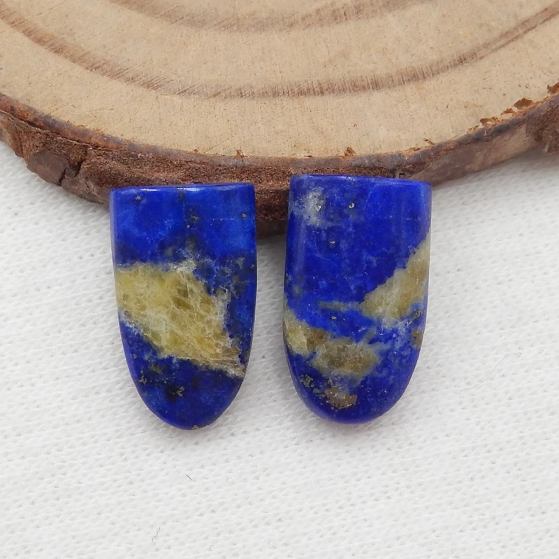 New Jewelry accessories,Natural Lapis Lazuli intarsia Earrings Cabochon Pairs,13x8x4mm2g
New Jewelry accessories,Natural Lapis Lazuli intarsia Earrings Cabochon Pairs,13x8x4mm2g