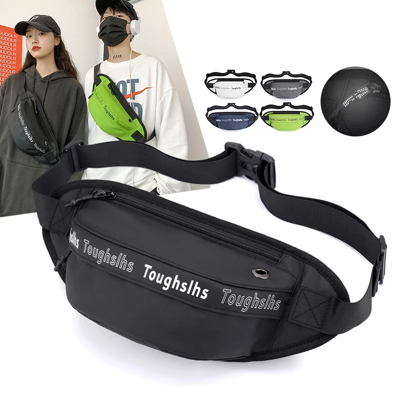Unisex Nylon Fanny Waist Pack Sling Chest Bag for Men Women Multi-purpose Travel Male Reflective Running Hip Belt Bum Pack Bags
Unisex Nylon Fanny Waist Pack Sling Chest Bag for Men Women Multi-purpose Travel Male Reflective Running Hip Belt Bum Pack Bags