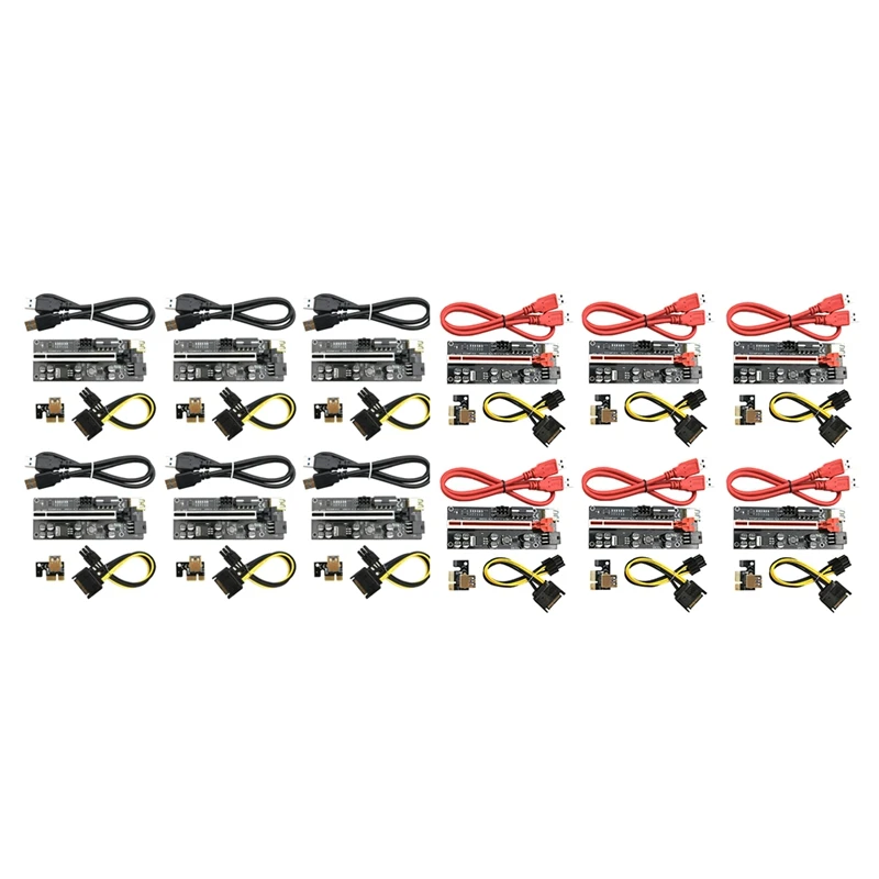 VER010S PLUS PCI-E 1X to 16X Riser Card Extension Cable USB 3.0 High-Speed Graphics Card 8 Solid Capacitors
VER010S PLUS PCI-E 1X to 16X Riser Card Extension Cable USB 3.0 High-Speed Graphics Card 8 Solid Capacitors