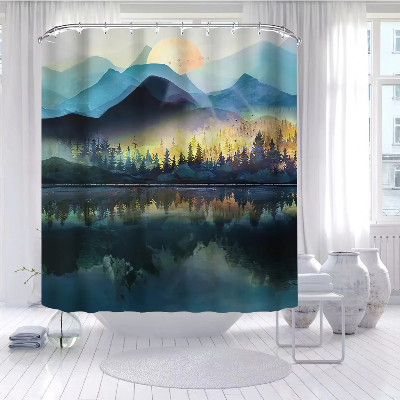 YOOLOV 2022 Scenery Waterproof Shower Curtain Modern Plants Printed Bath Scenic Floral Bathroom Decoration Trendy Flower
YOOLOV 2022 Scenery Waterproof Shower Curtain Modern Plants Printed Bath Scenic Floral Bathroom Decoration Trendy Flower