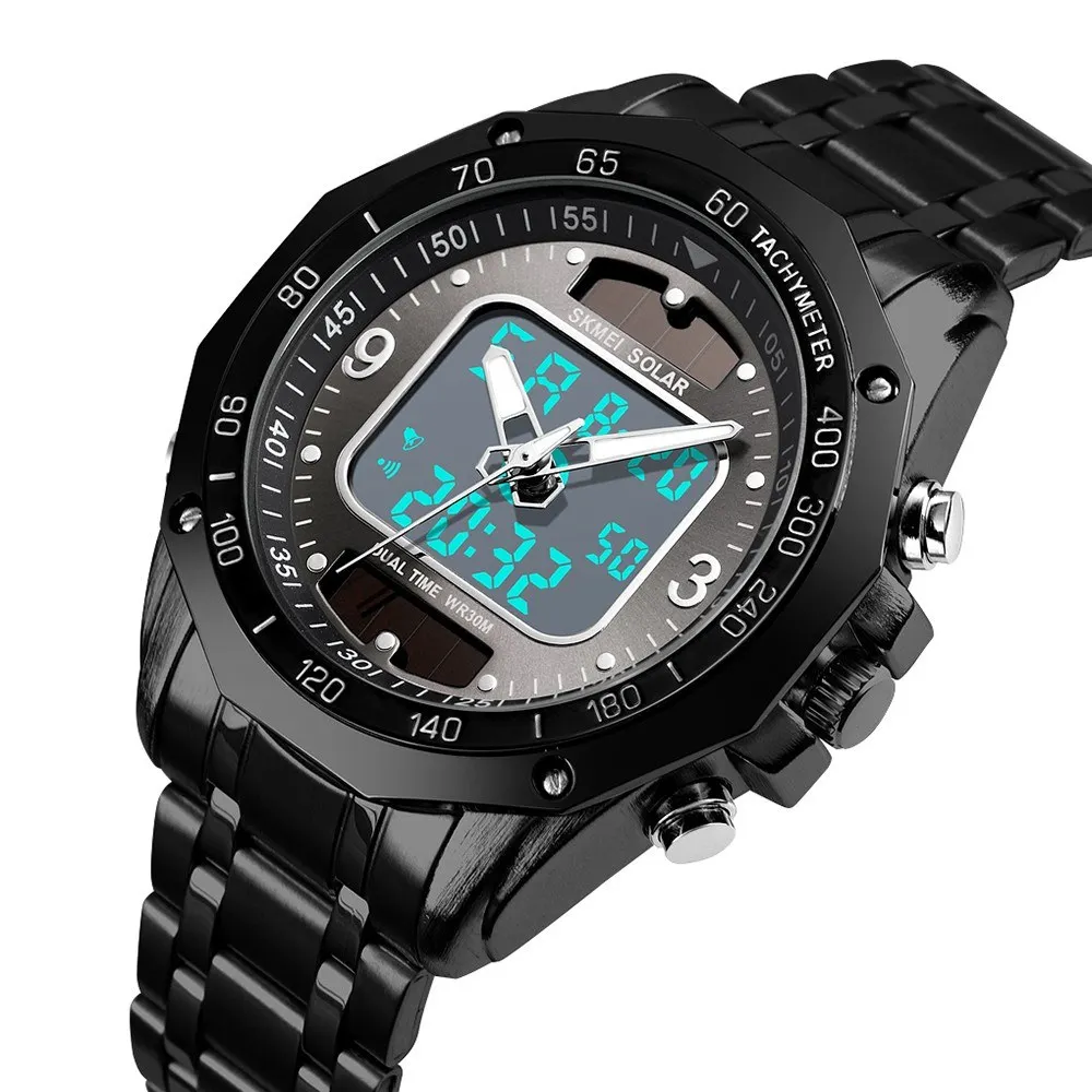 Quartz Digital Electronic Men Watch Fashion Casual Outdoor Sports Male Wristwatch Dual Time Date Week Stopwatch Alarm 3ATM
Quartz Digital Electronic Men Watch Fashion Casual Outdoor Sports Male Wristwatch Dual Time Date Week Stopwatch Alarm 3ATM