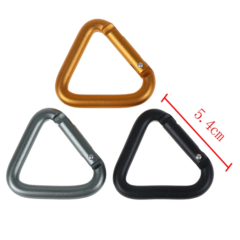 1pc Triangle Carabiner Camping Hiking Keychain Snap Clip Hook Kettle Buckle Outdoor Carabiner Accessories
1pc Triangle Carabiner Camping Hiking Keychain Snap Clip Hook Kettle Buckle Outdoor Carabiner Accessories