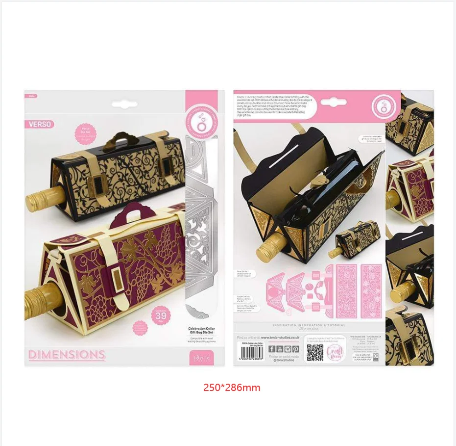 2021 new Metal Cutting Dies cut die celebration cellar gift bag Scrapbooking Album Paper DIY Card Craft Embossing Die Cuts
2021 new Metal Cutting Dies cut die celebration cellar gift bag Scrapbooking Album Paper DIY Card Craft Embossing Die Cuts