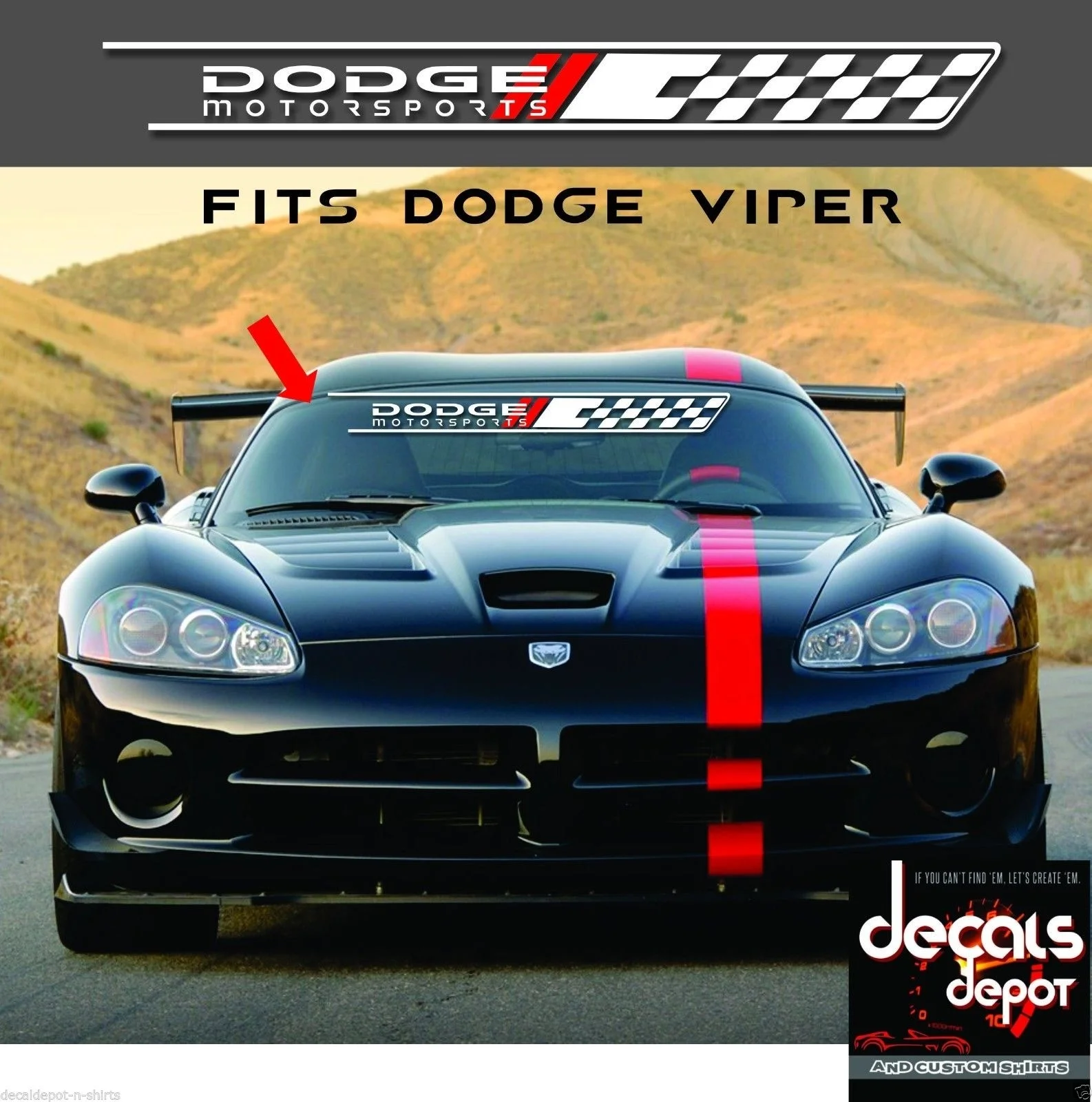 Зарядное устройство для Мстителей Challenger Дротика Viper Journey и больше наклейка на ветровое стекло
