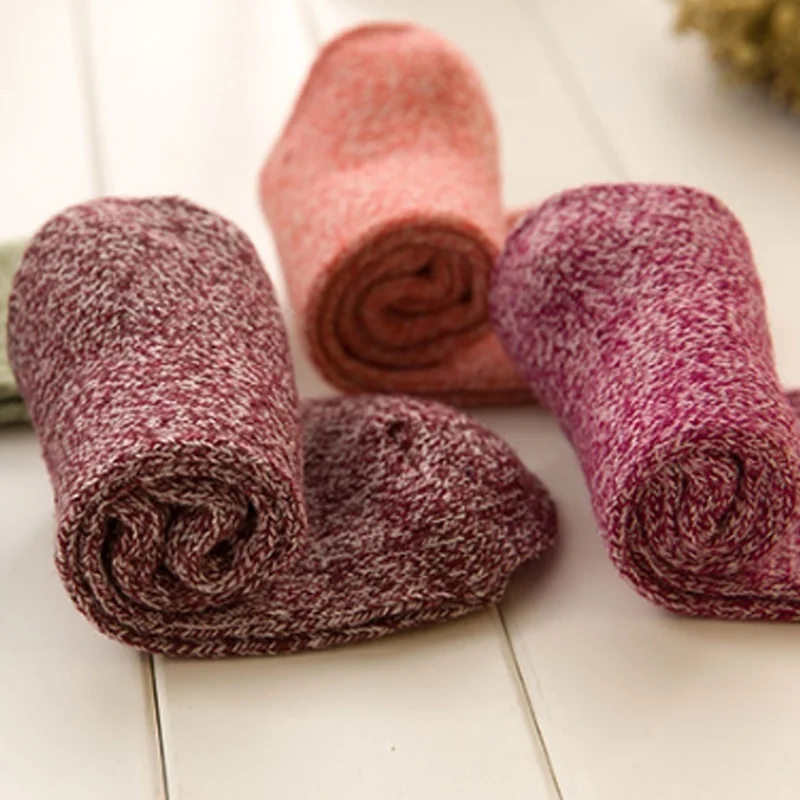 1Pair New Warm Autumn Winter Women's Socks Pure color Woolen Soft Thick Cashmere Socks
1Pair New Warm Autumn Winter Women's Socks Pure color Woolen Soft Thick Cashmere Socks