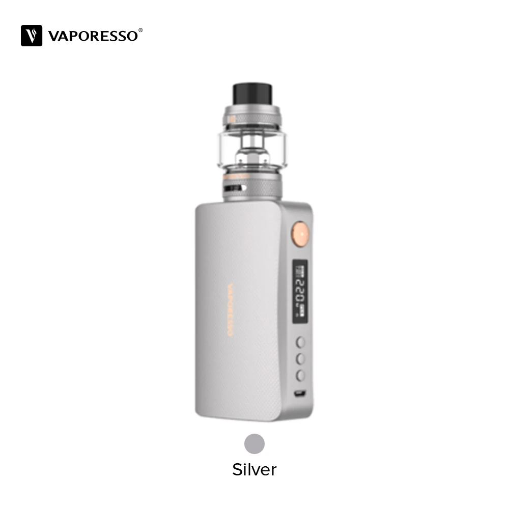 

Original Vaporesso Gen S Kit With 220W Gen S Box Mod 8ml NRG-S Tank 0.15/0.18ohm GT4 GT Mesh Coil AXON chip E Cigarette Vape