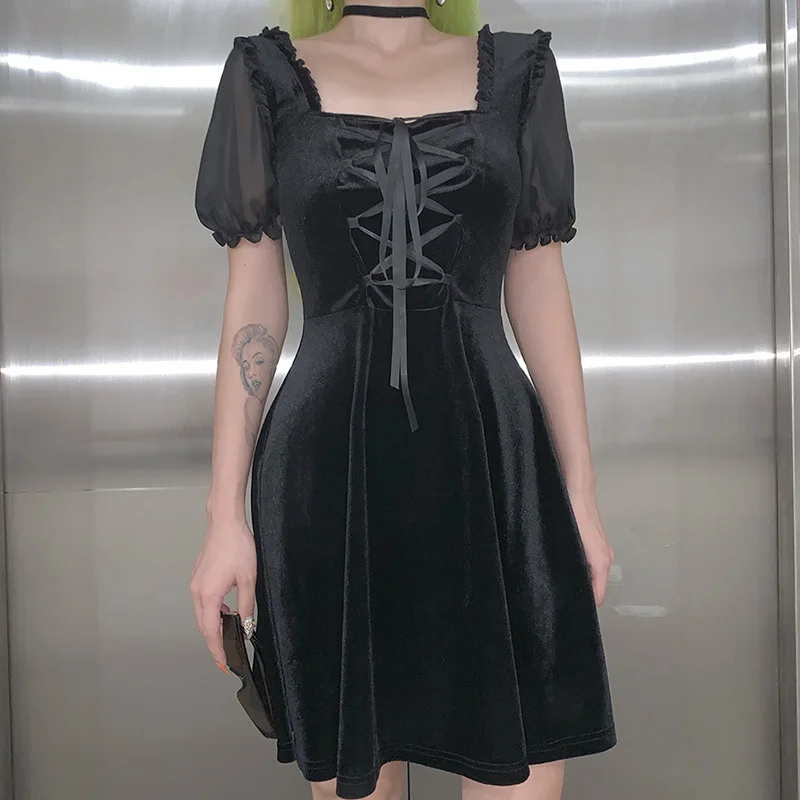 2021 Elegant Club Party Night Pleated Dress Spring Loose See-through Mini Dress Mujer Retro Ruffle Slim Soft Leisure Dress
2021 Elegant Club Party Night Pleated Dress Spring Loose See-through Mini Dress Mujer Retro Ruffle Slim Soft Leisure Dress