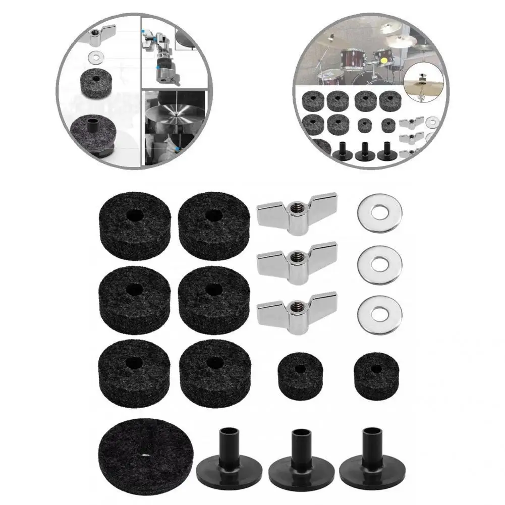 Mini 18Pcs/Set Delicate Felt Pad Drum Replacement Parts Set Lightweight Drum Felts Pad Anti-Collision for Concert
Mini 18Pcs/Set Delicate Felt Pad Drum Replacement Parts Set Lightweight Drum Felts Pad Anti-Collision for Concert