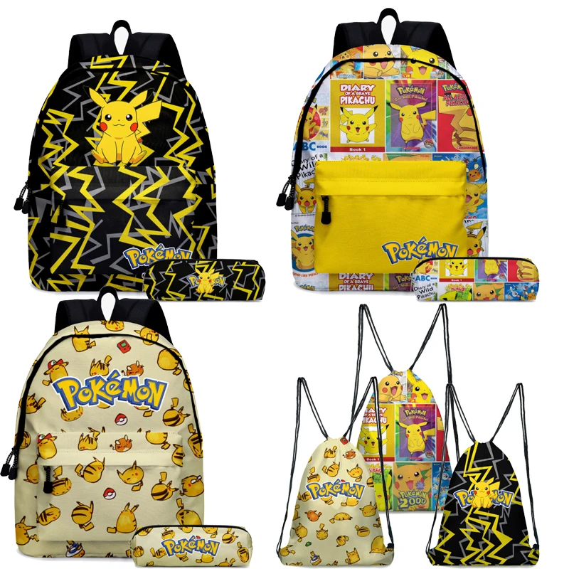 Pokemon School Bags Backpacks Pikachu Pencil Case Big Capacity Travel Bag Teenagers SchoolBag Girls Boys Rucksacks Mochila
Pokemon School Bags Backpacks Pikachu Pencil Case Big Capacity Travel Bag Teenagers SchoolBag Girls Boys Rucksacks Mochila