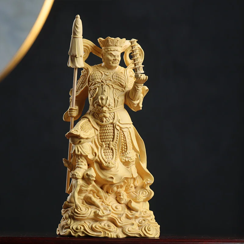 4pcs 18CM Cypress Wood Boxwood 14CM Caturmaharajakayikas Buddha Sculpture Four Kings Wood Carving Statue Feng Shui Home Decor
4pcs 18CM Cypress Wood Boxwood 14CM Caturmaharajakayikas Buddha Sculpture Four Kings Wood Carving Statue Feng Shui Home Decor