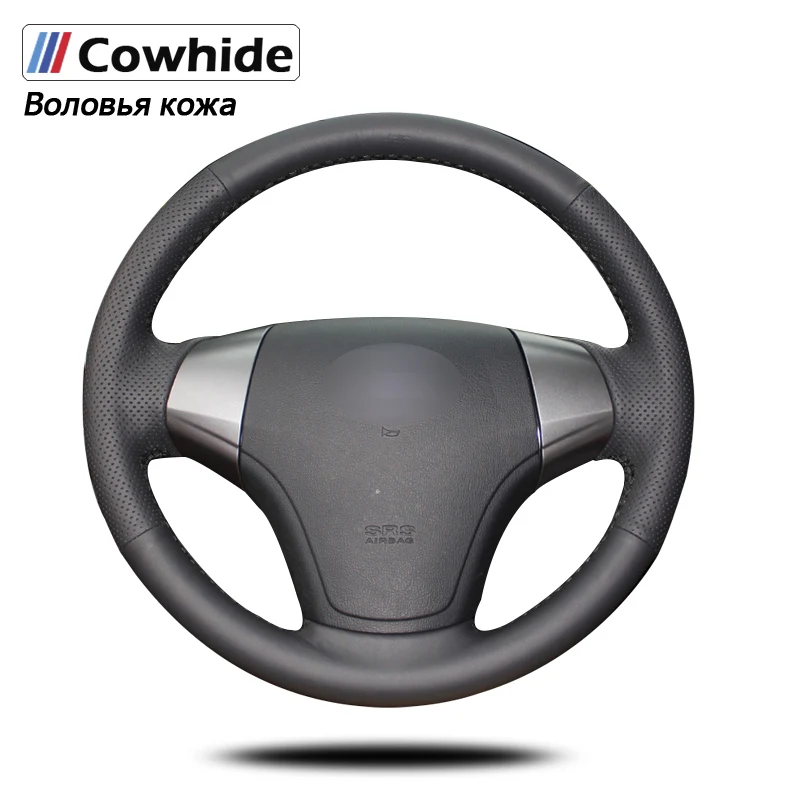 Black Genuine Leather Car Steering Wheel Cover for Hyundai Elantra 2008 2009 2010
Black Genuine Leather Car Steering Wheel Cover for Hyundai Elantra 2008 2009 2010