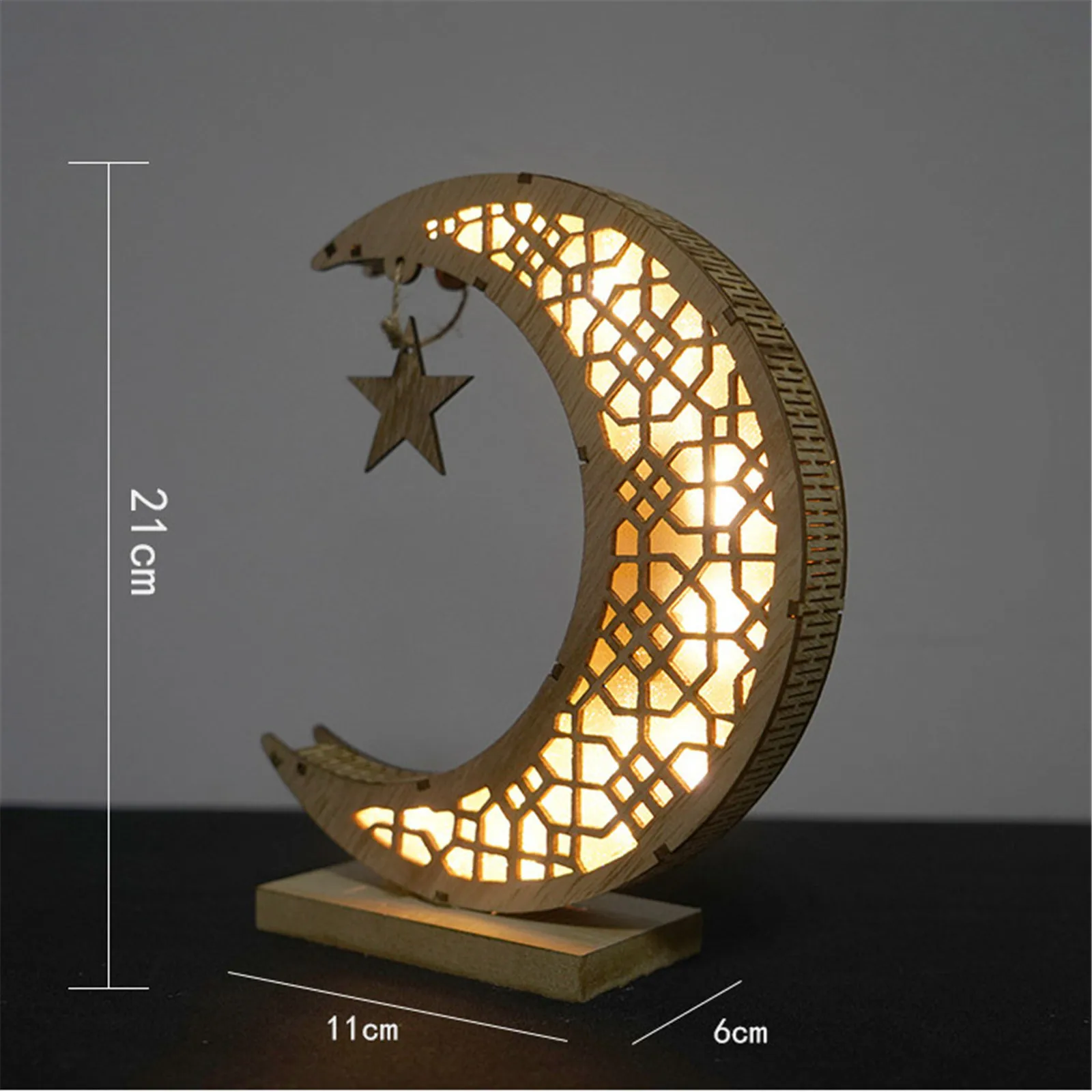 Wooden Night Light Eid Glowing Wooden Hollow Moon Night Light Decoration Home Ornaments Lamp Lights
Wooden Night Light Eid Glowing Wooden Hollow Moon Night Light Decoration Home Ornaments Lamp Lights