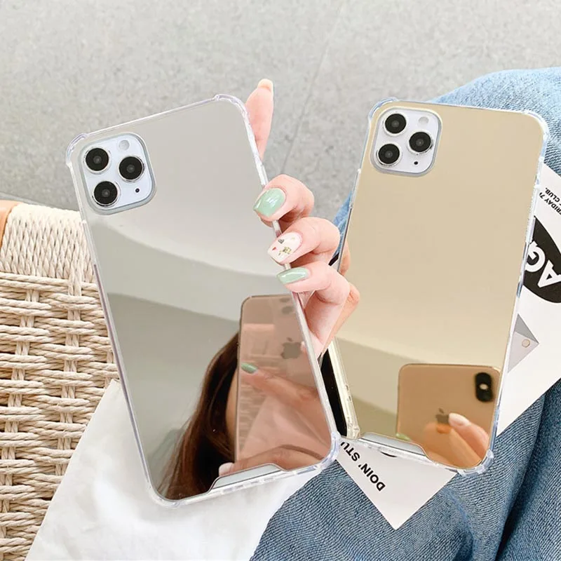 Moskado роскошный косметический зеркальный чехол для телефона iPhone 12 Mini 11 Pro Max XR XS 7 8