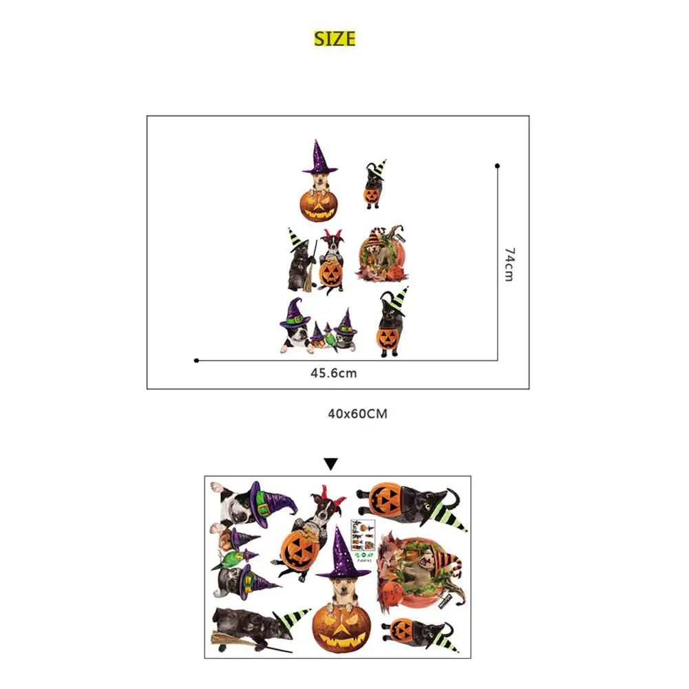 HobbyLane Halloween Window Stickers Cute Hat Pet Pattern Window Wall Decor for Home Halloween Stickers
HobbyLane Halloween Window Stickers Cute Hat Pet Pattern Window Wall Decor for Home Halloween Stickers