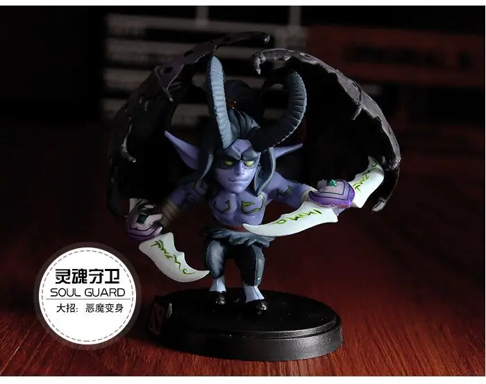 Фигурки героев игры 5 шт./компл. DOTA 2 Kunkka Lina Pudge Queen Tidehunter CM FV PVC коллекционные