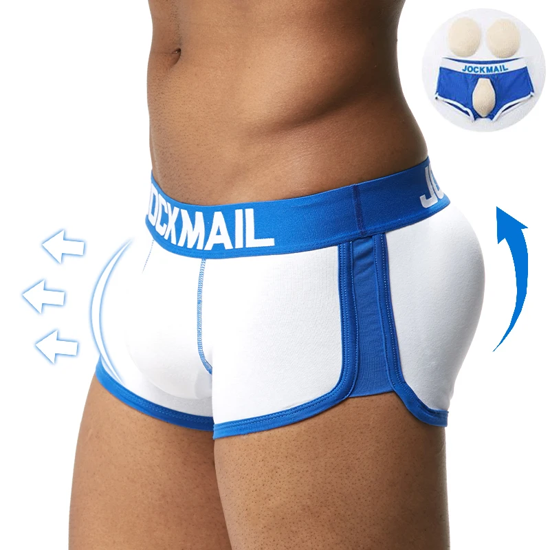 JOCKMAIL 2 шт в комплекте мужские сексуальные спортивные шорты трусы-боксеры пенис и