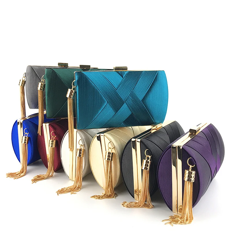 New Fashion Women Evening Bags Tassel Ladies Clutch Bag Purse Shoulder Crossbody Bag Chain Bridal Wedding Party Banquet Handbag
New Fashion Women Evening Bags Tassel Ladies Clutch Bag Purse Shoulder Crossbody Bag Chain Bridal Wedding Party Banquet Handbag
