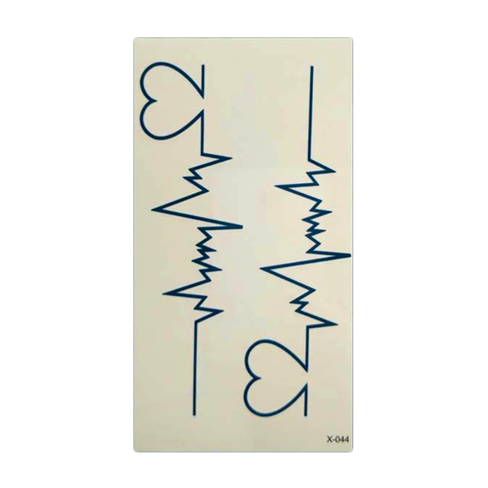 Body Art Waterproof Temporary Tattoos For Men And Women Fashion 3d Electrocardiogram Design Tattoo Sticker Wholesale
Body Art Waterproof Temporary Tattoos For Men And Women Fashion 3d Electrocardiogram Design Tattoo Sticker Wholesale