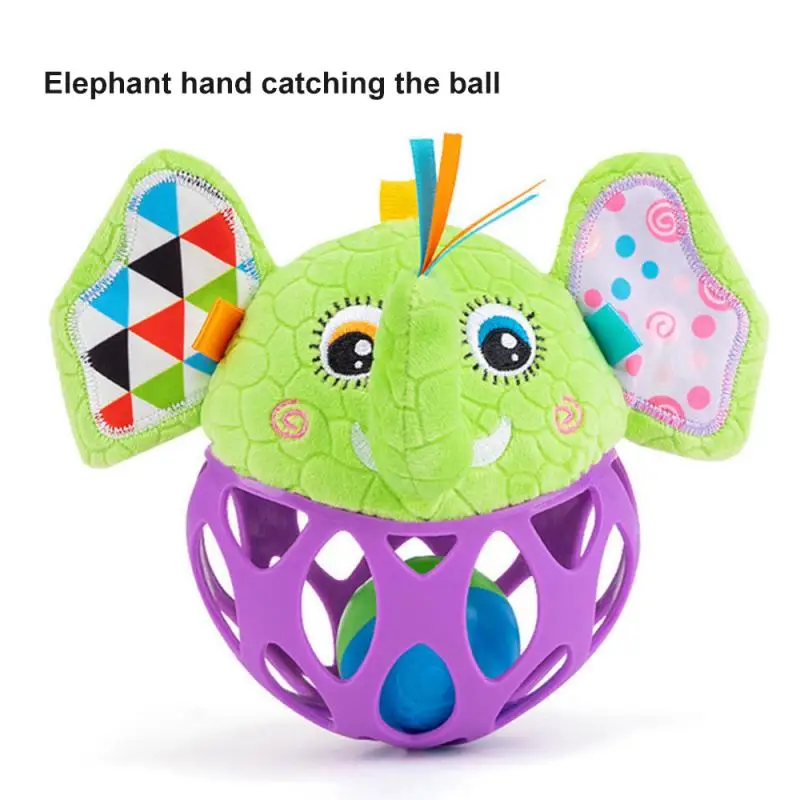 Newborn Baby Kawaii Animal Grasping Ball Tactile Perception Training Silicone Soft Ball With Sound Rattle Early Education Toy
Newborn Baby Kawaii Animal Grasping Ball Tactile Perception Training Silicone Soft Ball With Sound Rattle Early Education Toy