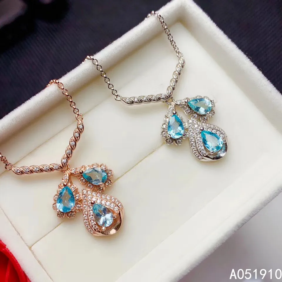 KJJEAXCMY boutique jewelry 925 sterling silver inlaid Natural Blue Topaz Women's pendant necklace supports inspection trendy
KJJEAXCMY boutique jewelry 925 sterling silver inlaid Natural Blue Topaz Women's pendant necklace supports inspection trendy